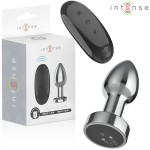 INTENSE - PLUG ANALE 10 VIBRAZIONI METALLO CON TELECOMANDO S